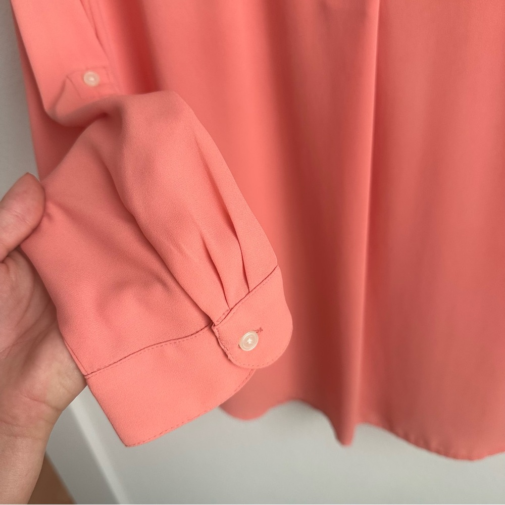 LOFT Women's Coral Long Sleeve Blouse - Picture 3 of 6
